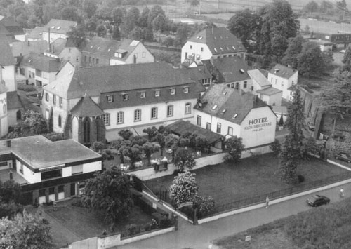 Kloster Pfalzel Trier Luftaufnahme