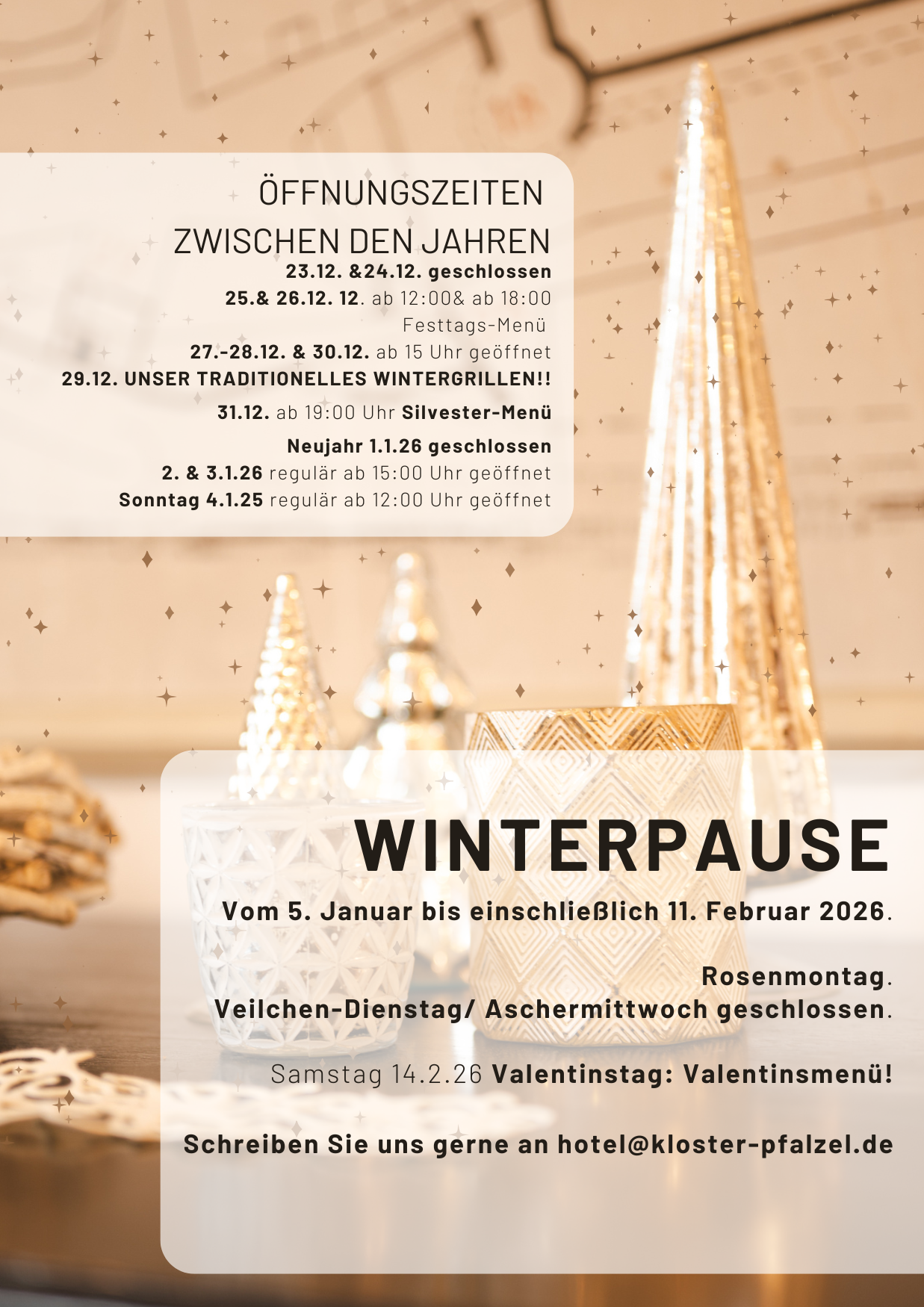 WINTERPAUSE -  BREAK TIME